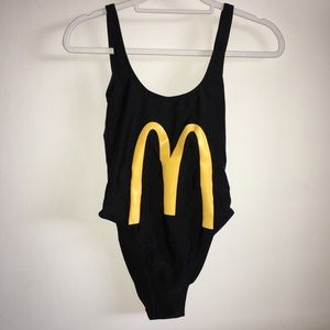 McDonalds black one piece suit (2 available)